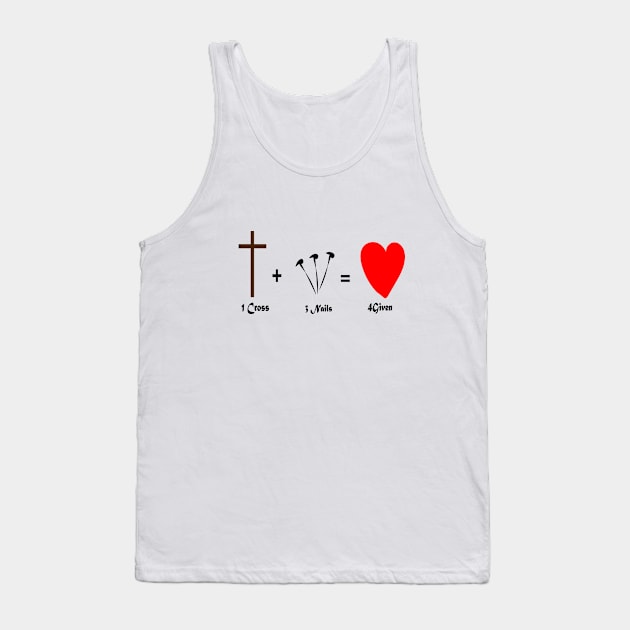 1Cross, 3Nails, 4Given Tank Top by FlorenceFashionstyle